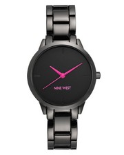 Nine West Womens Gunmetal Bracelet Watch, NW/2435PRGY