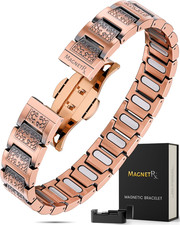 Ellipsemax Copper Magnetic Bracelets for Men Cross