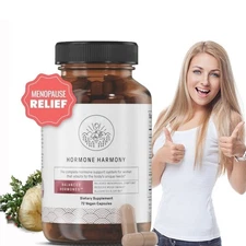 Happy Mammoth Hormone Harmony Natural Hormonal Support for Women 72 Capsules