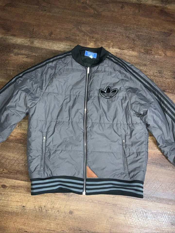 Adidas Originals Vintage Rare Puffer Serrated Jacket Coat Skateboard Large - Image 3 of 4