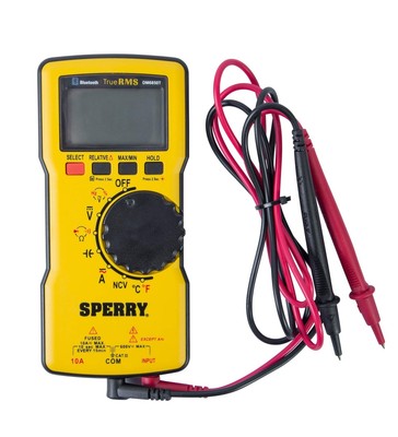 Sperry Instruments DM6850T Digital Multimeter, Thin, TRMS, Bluetoot... Fast Ship