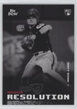 2025 Topps Black & White Rookie Resolution Matt Shaw #RR8 1u6