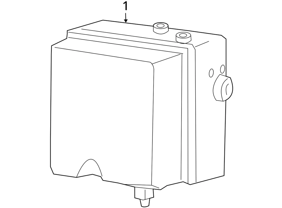 Conjunto de pieza de freno antibloqueo rueda trasera ABS para camioneta Dodge 1500 03 6298926 Foto 4 de 4