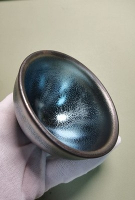 China Jian zhan Blue Teacup It can be used and collected  HUI0008