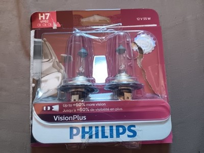 Headlight Bulb-Visionplus - Twin Blister Pack Philips H7VPB2