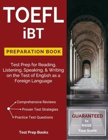 TOEFL iBT Preparation Book: Test Prep for Reading, Liste... | Buch | Zustand gut