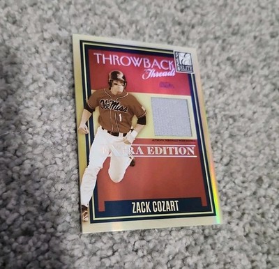 2007 Donruss Elite Extra Edition Throwback Threads Zack Cozart #TT-ZC  221/500