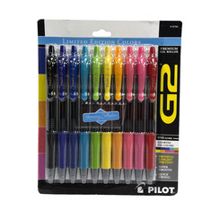 Pilot G2 Premium Gel Roller Pens Limited Edition Colors Fine New 10 Pieces