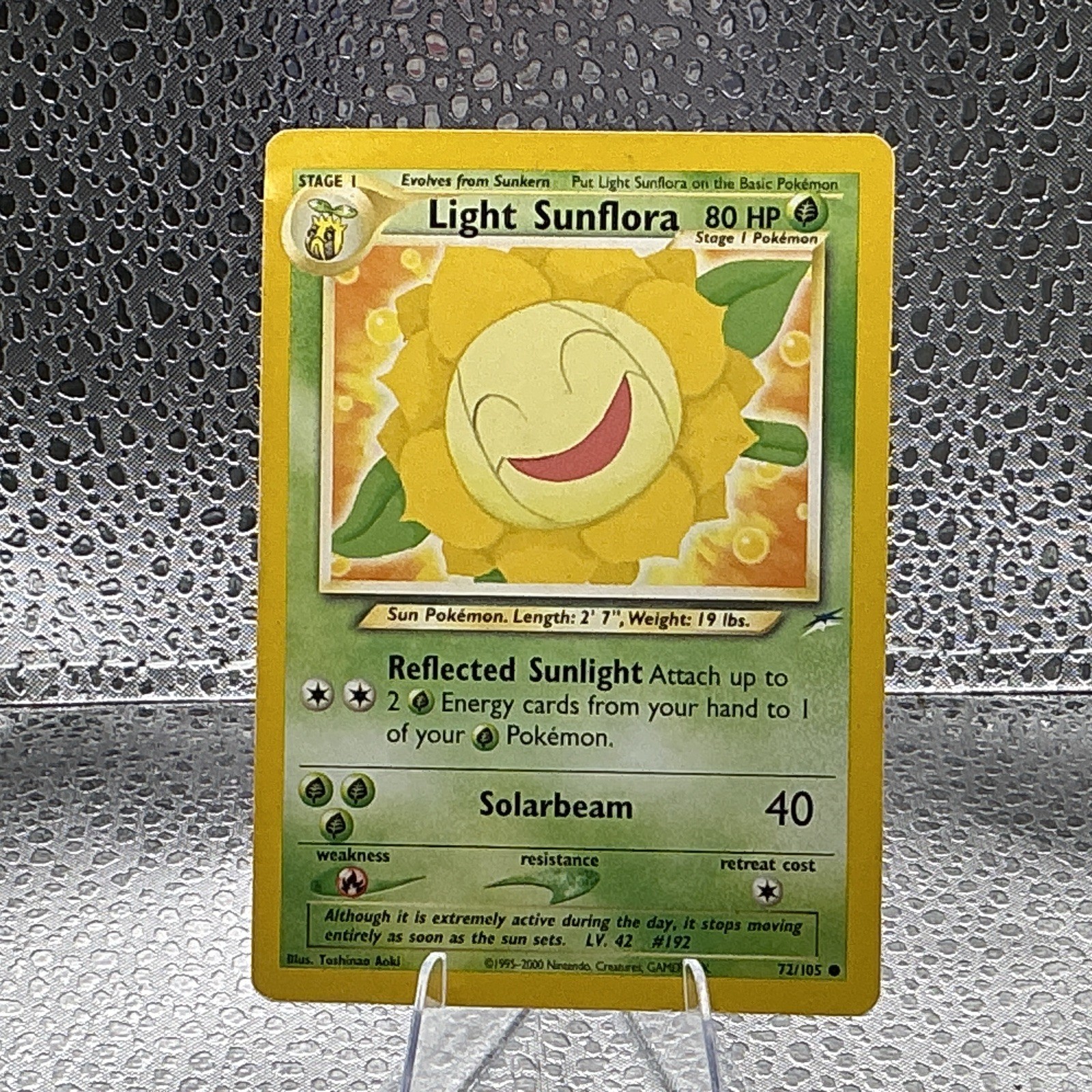 Light Sunflora 72/105 Common Neo Destiny Unlimited VTG Pokemon