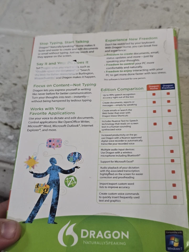Dragon Naturally Speaking 11 en caja original Foto 3 de 4