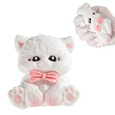 Squishy Croissant Stress Relief Toys Kitty Soft Squeeze Fidget Party Favor Kids