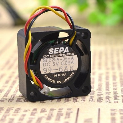 1PC NEW SEPA SFB25A-05HA 2510 2.5 CM 0.08A 5V cooling fan *yt