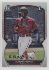 2023 Bowman Chrome Prospects Refractor 183/499 Ruben Santana #BCP-42 13bp