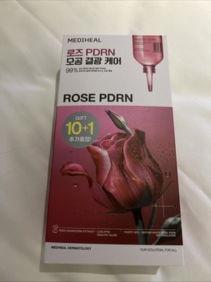 Mediheal Rose PDRN Face Essential Mask Pack 10+ 1 Sheets Repair Essence