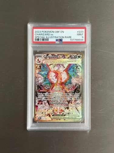 2023 Pokemon Obsidian Flames Charizard ex SIR 223/197 PSA 9