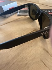 Ray Ban Justin Polarized Black Frame Dark Green Lens 3