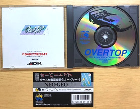 SNK NEOGEO  CD - CDZ OVER TOP - OVERTOP  NEO GEO RARE!