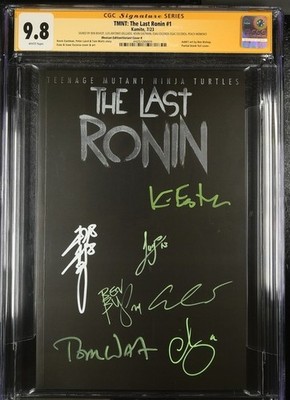 TMNT Last Ronin #1 2023 Kamite CGC 9.8 SS Signed x7 Eastman Mexican Edition