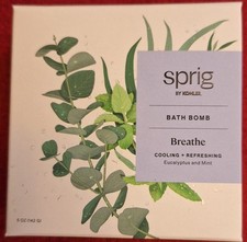 Kohler Sprig Bath Bomb Breathe, Eucalyptus Mint, New In Box