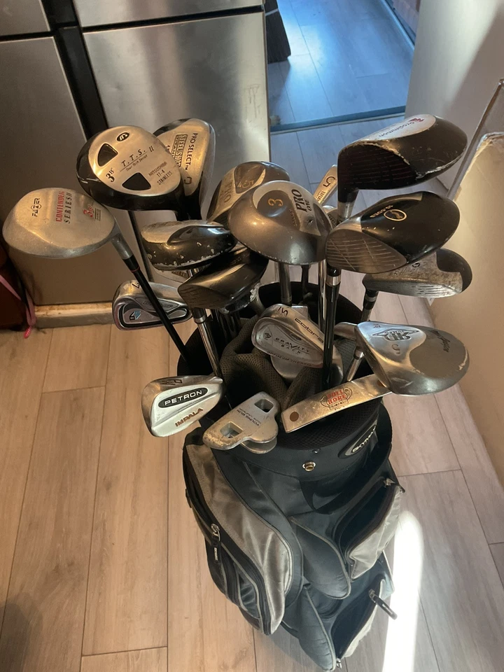 25 set of men's  golf clubs Right hand (woods + irons) + golf bag - Image 2 of 4