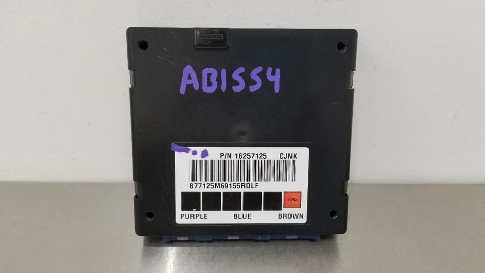 99 CHEVY SILVERADO 2500 BCM MÓDULO DE CONTROLE DE CORPO 16257125 - Imagem 2 de 4