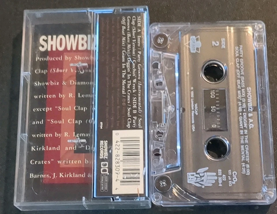 Showbiz & A.G.- Party Groove/Soul Clap EP Cassette Bronx NY Rap Tape 1992  - Image 2 of 3