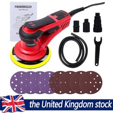 Electric Random Orbital Sander Brushless 6in 3A 10000RPM Variable Sandpaper