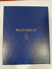 Collectible Waterman Paris Deep Blue pen set. new in box.