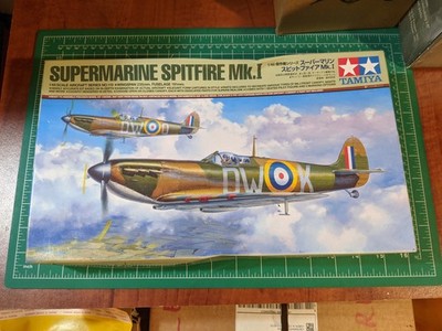 Tamiya 1:48 Supermarine Spitfire Mk.1  Model Kit #61119 Open Box Sealed Parts