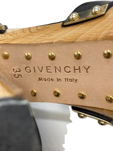 GIVENCHY/Logo Patch/Studs/Sandals/Size 35/Black - image 5