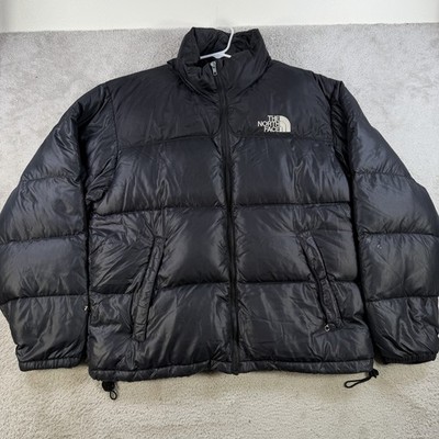 The North Face Jacket Mens Large Black 1996 Nuptse Retro 700 Down Puffer Hooded