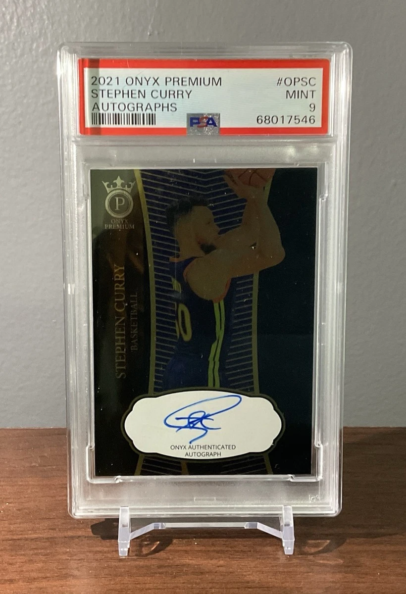 Stephen Curry 9 Graded Basketball Autographed Sports Trading Cards