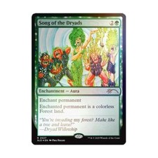 WotC MtG Magic the Gatheri Song of the Dryads (2027) (Rainbow Foil) (R) (F NM