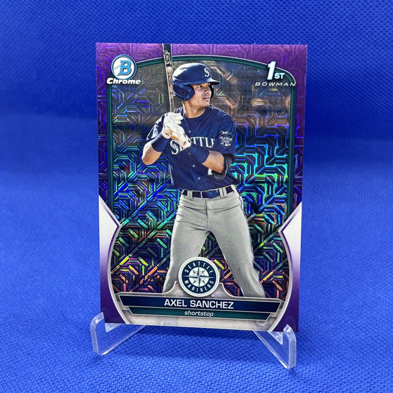 Axel Sanchez 2023 Bowman Chrome 1st Mega Box Mojo Purple Refractor 10/250#BCP-73