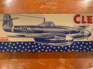 Cleveland T-105 Westland Whirlwind 36" Balsa Flying Model Airplane Partial Kit