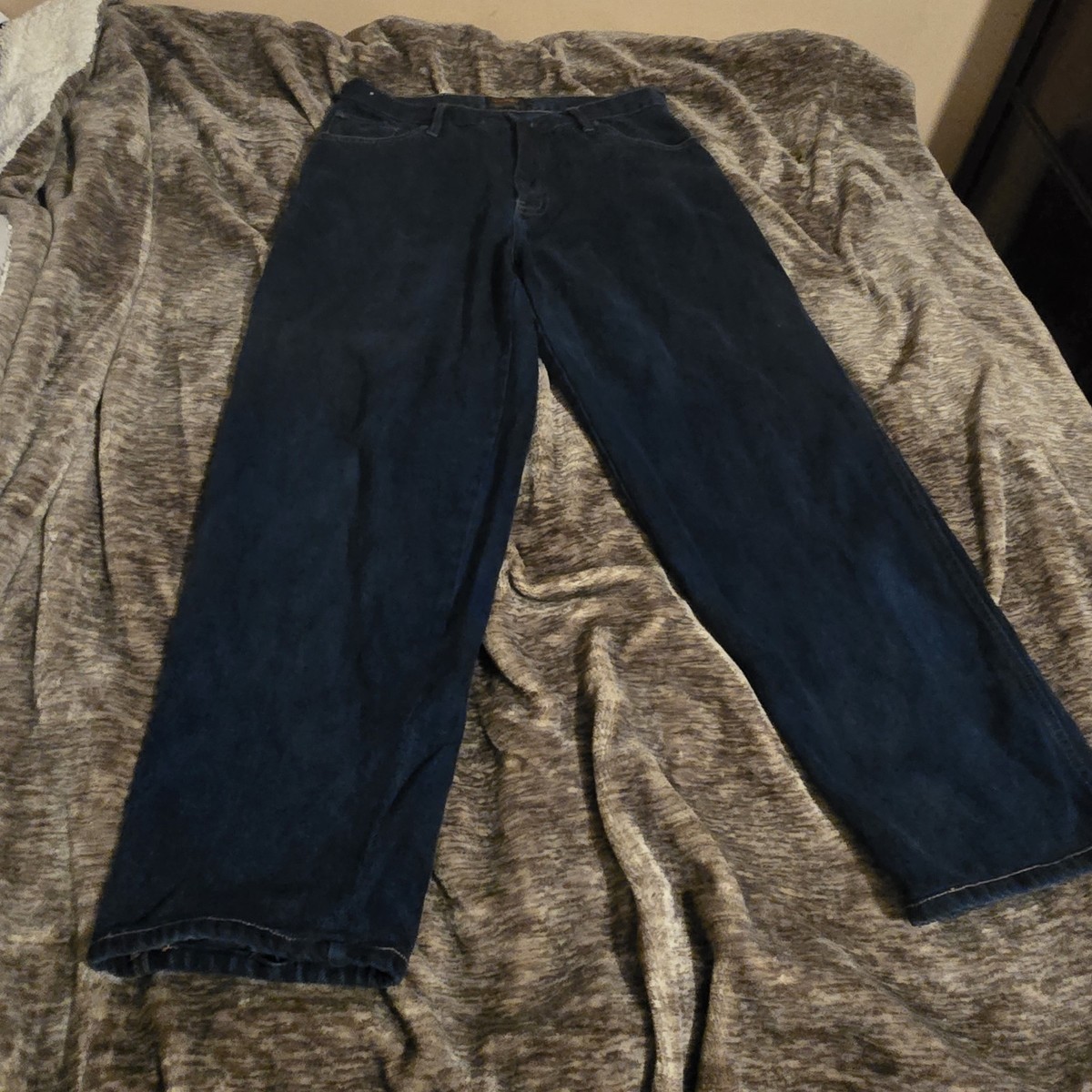 edwin jeans men vintage 38x34 Dark Blue Denim Made In Thailand View 2