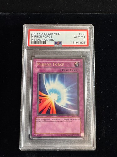 Konami Yu-Gi-Oh! Mirror Force Metal Raiders MRD-138 PSA 10 Unlimited Ultra Rare