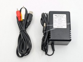 NEC PC Engine Core Grafx 2 (PI-TG7) Tested Complete Set Controller PAD-105 AC
