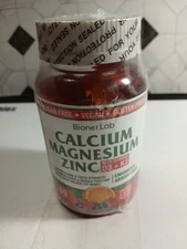 Calcium Magnesium & Zinc Complex Gummies Bone Health 60ct. Exp 02/2027