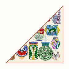 Triangle Print Scarf Women Twill Silk Bandana Hijab Shawl Neckerchief Scarves
