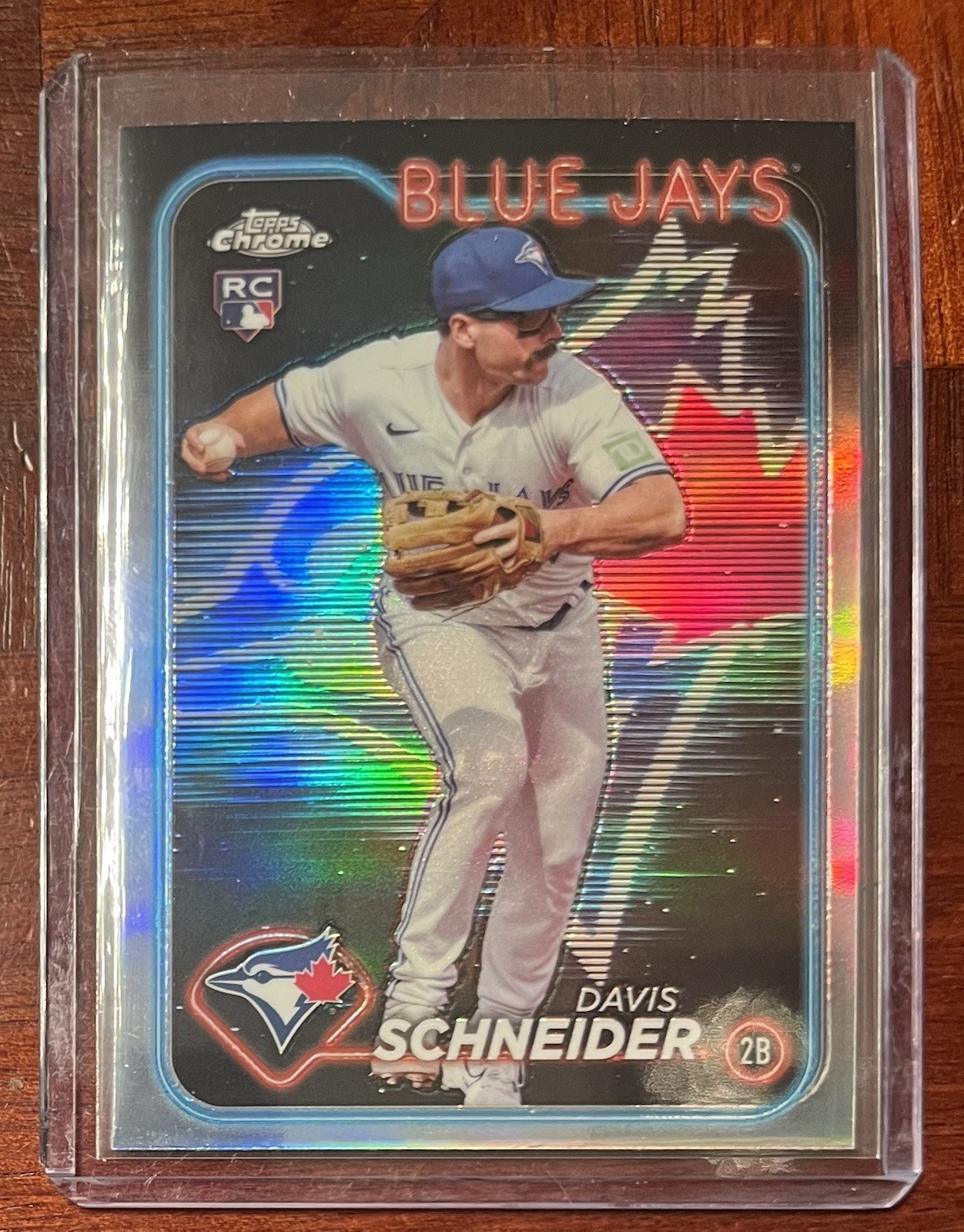 2024 Topps Chrome - Davis Schneider #290 Lightboard Logo Refractor RC Rookie