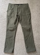 Columbia Pants Mens 36x32 Light Olive Mesa Woven Pants II Reflective Quick Dry