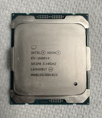 Intel Xeon E5-1680 V4 8 Cores 16 Threads Base 3.4GHz Turbo 4.0GHz