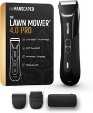 MANSCAPED® The Lawn Mower® 4.0 PRO - Groin & Body Hair Trimmer, Updated SkinSaf