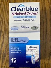 2 Packs ClearBlue  Natural Cycles Ovulation Test Refill Pack 15 tests Exp. 2026