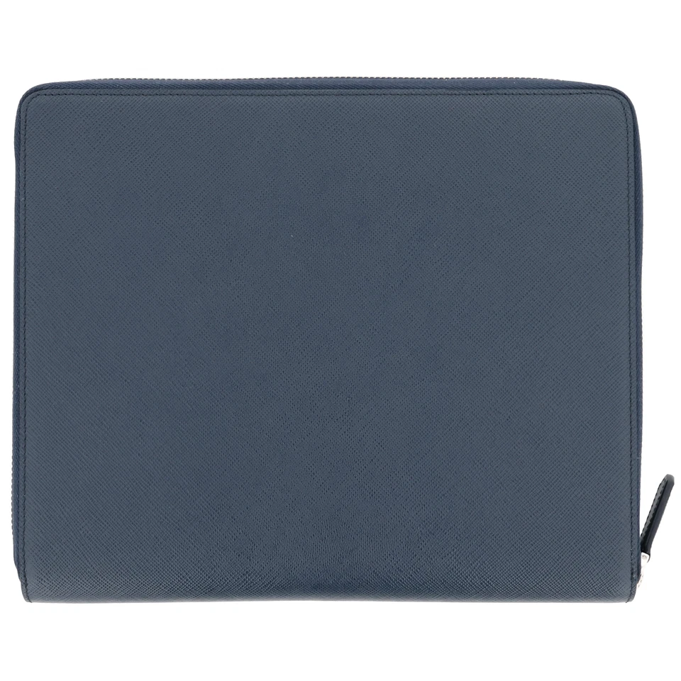 Montblanc Leather Goods Sartorial Schreibmappe A5 Außenfach Navy ID: 128663 NEU - Bild 4 von 4