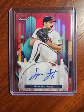 2025 Topps Finest - Spencer Strider - Finest Autograph Red /5 - #FA-SST - Braves