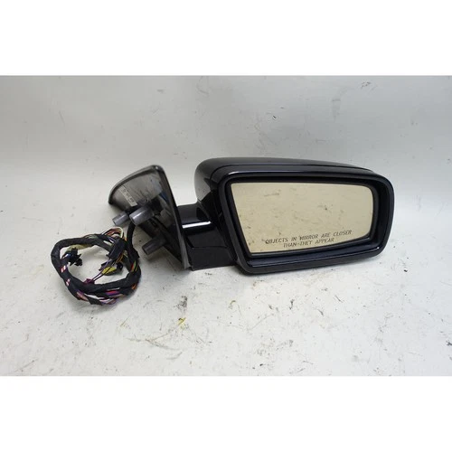 2004-2005 BMW E63 E64 645Ci Early Right Outside Side Mirror Black Sapphire OE