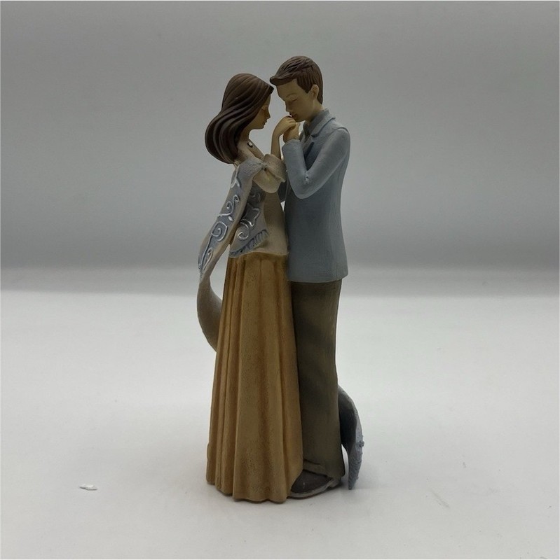 Enesco Foundations “Forever Love” Resin Figurine Painted Boxed Romantic