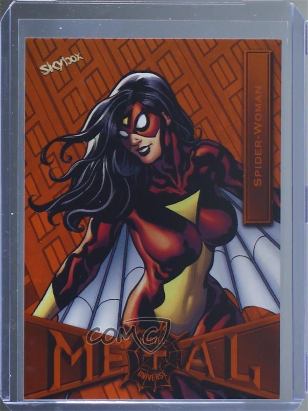 2022 Marvel Metal Universe Spider-Man Orange Light FX 5/25 Spider-Woman #87 0s8x